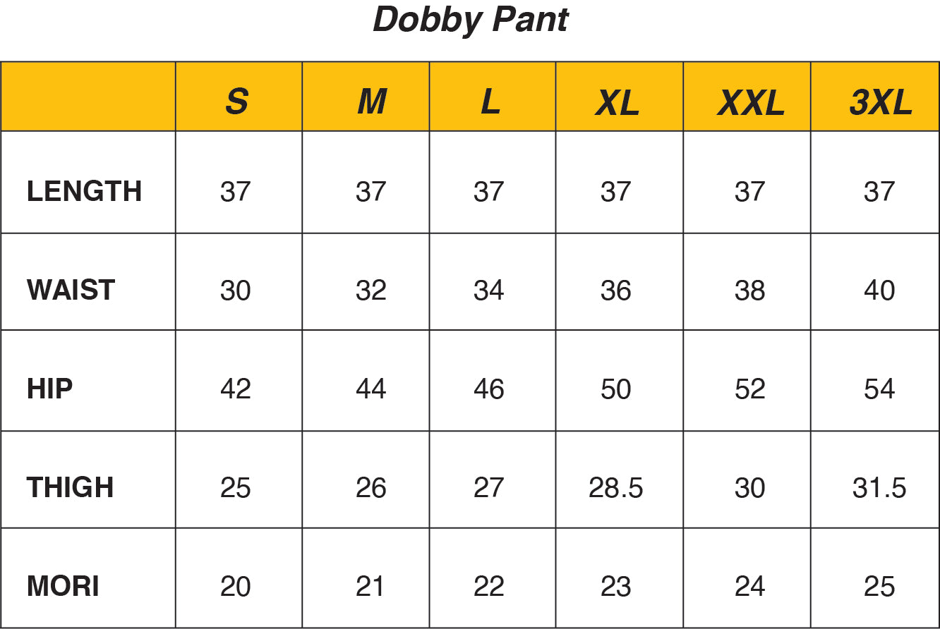 WHITE DOBBY PANT WITH LINING