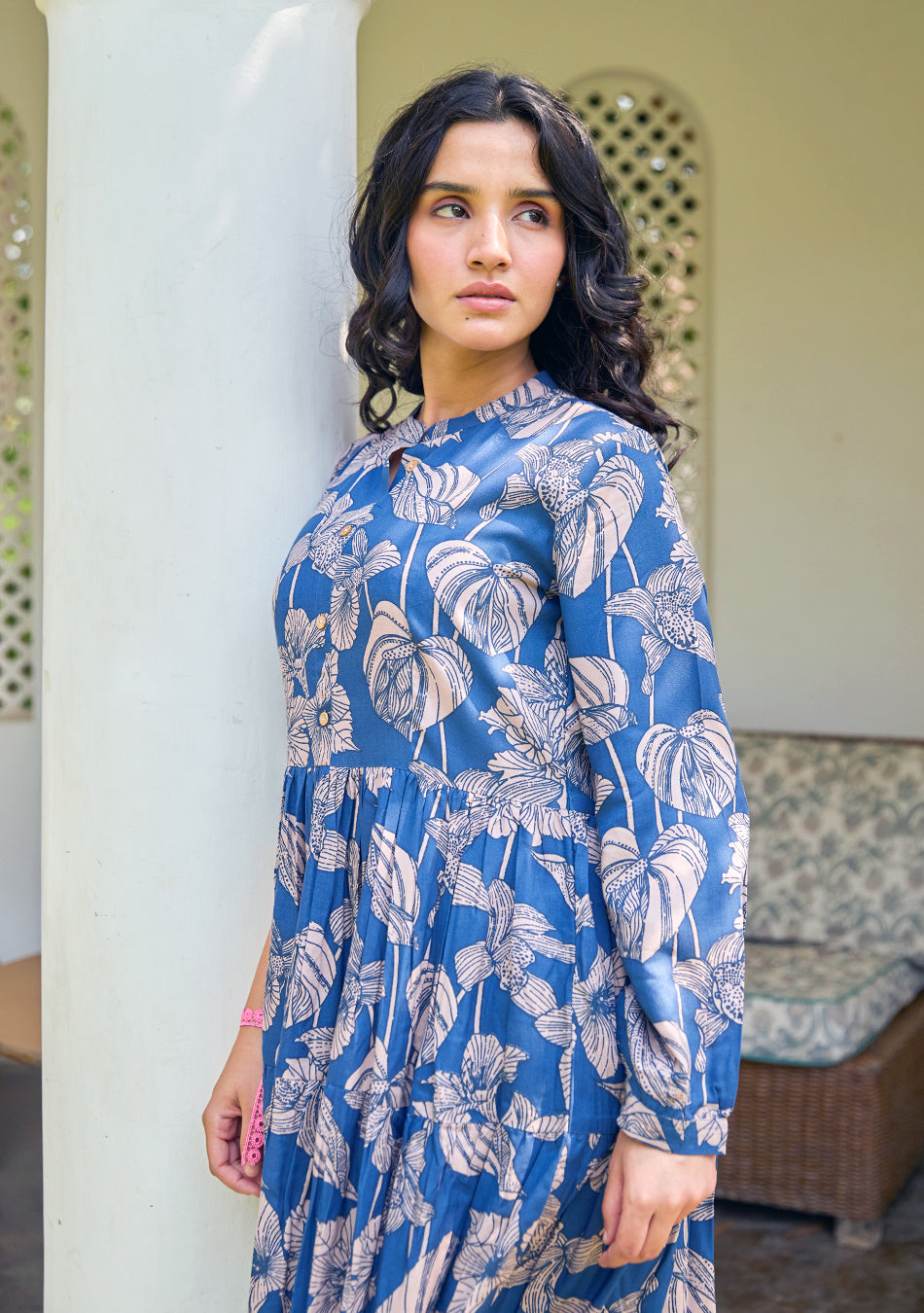 Wild Indigo Garden Dress