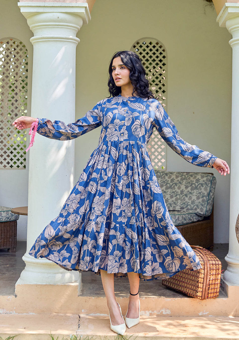 Wild Indigo Garden Dress