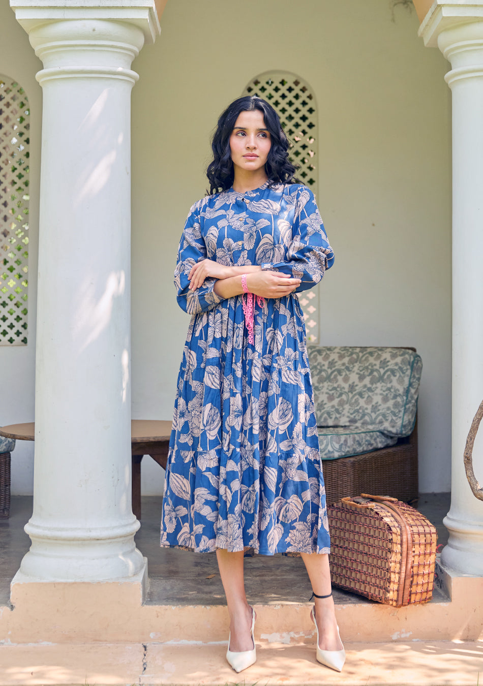 Wild Indigo Garden Dress