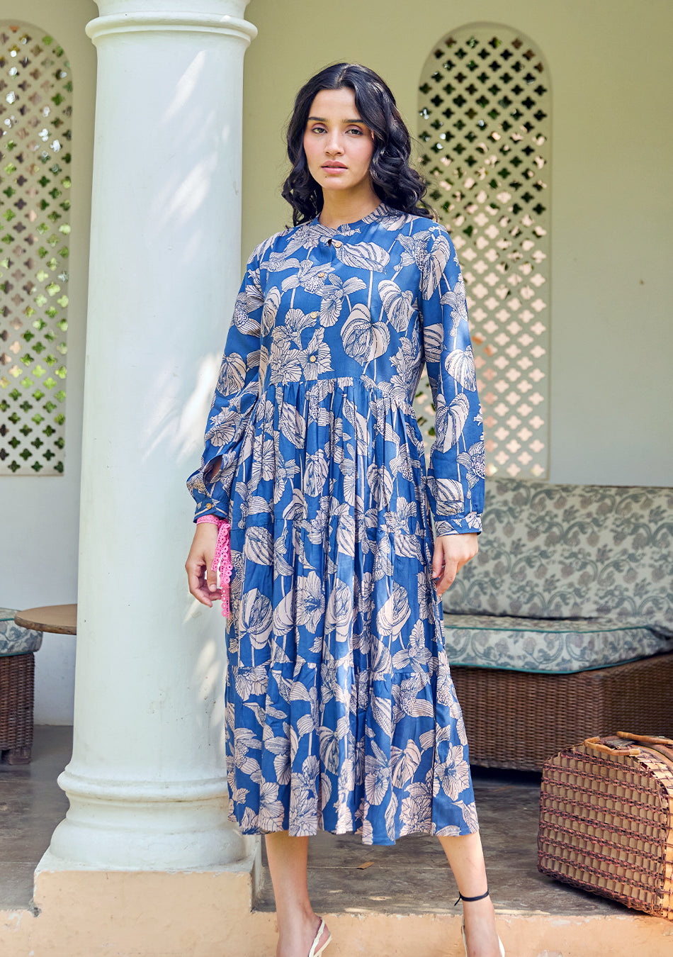 Wild Indigo Garden Dress