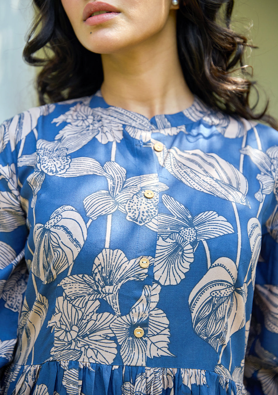 Wild Indigo Garden Dress