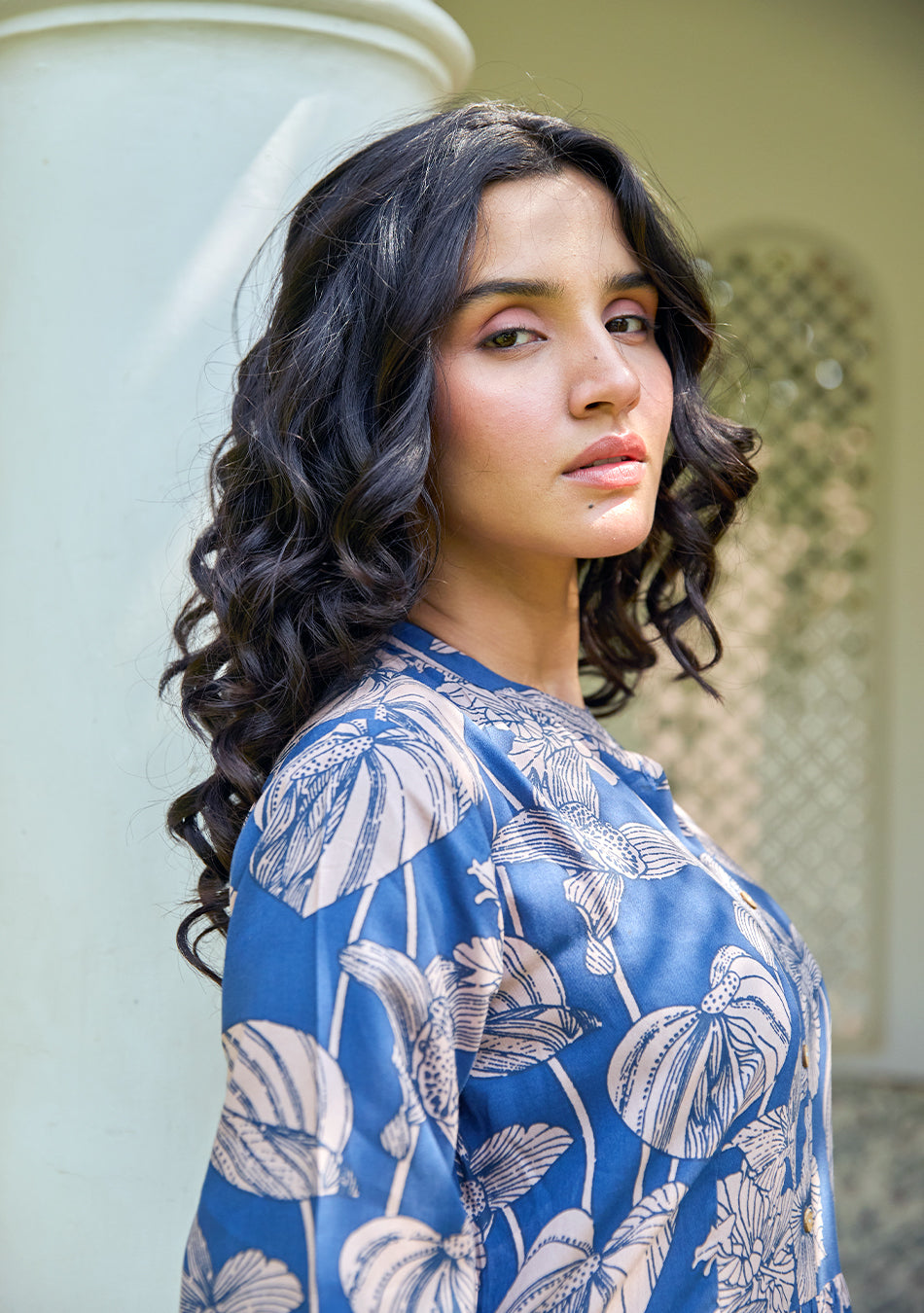 Wild Indigo Garden Dress