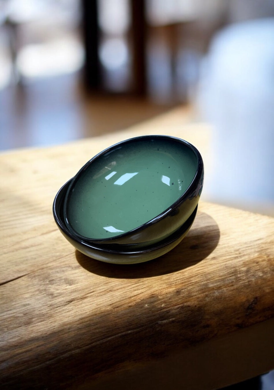 Green Oblong Portion Bowls