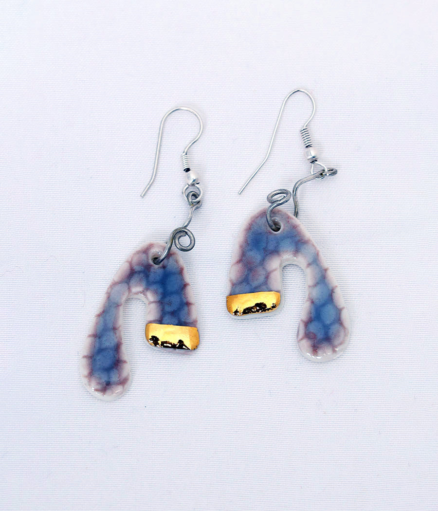 Leaf Design Pendant Set