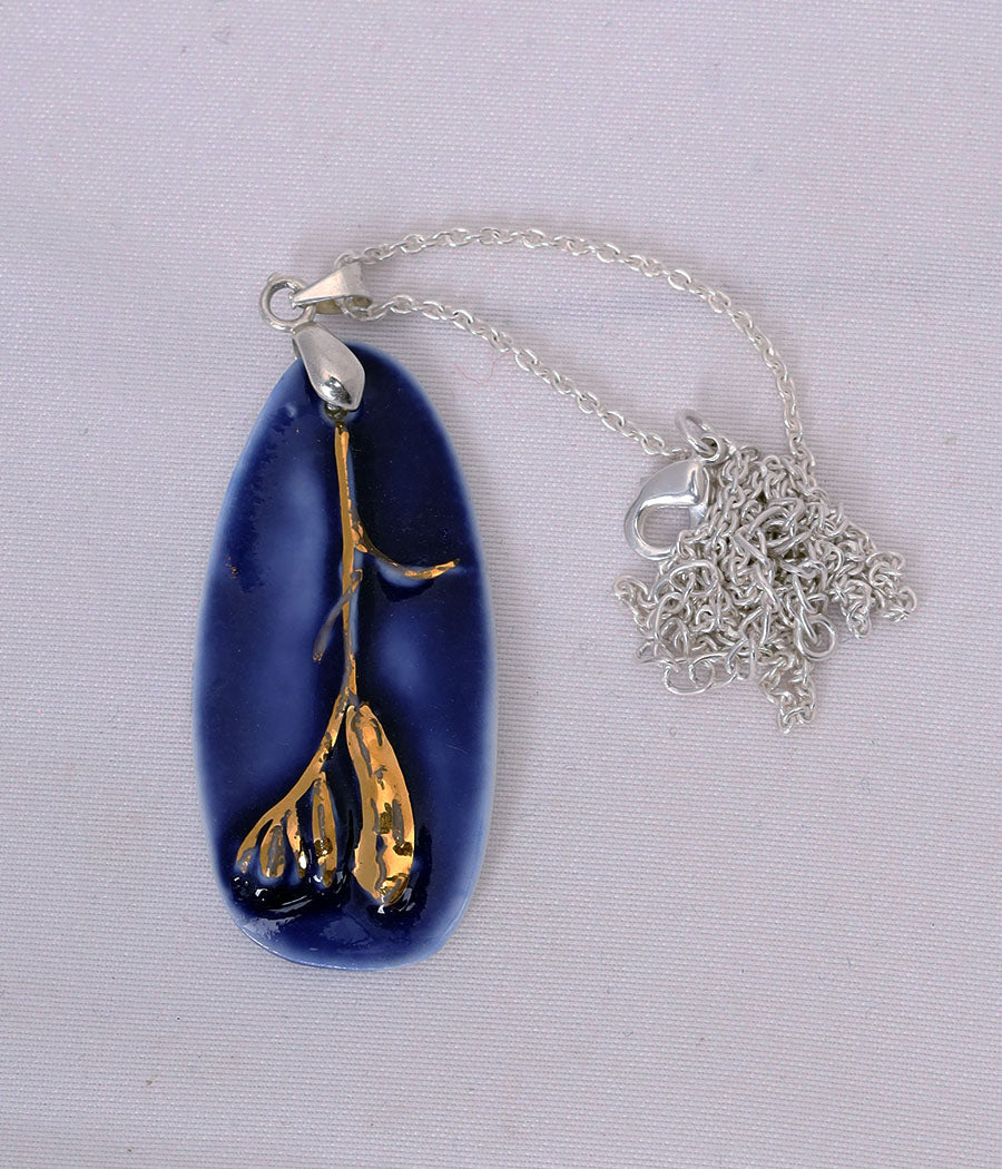 Deep blue Sea Earring and Pendant Set