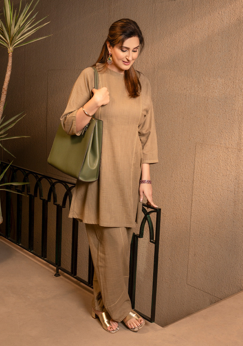 Mocha Luxe Co-ord Set