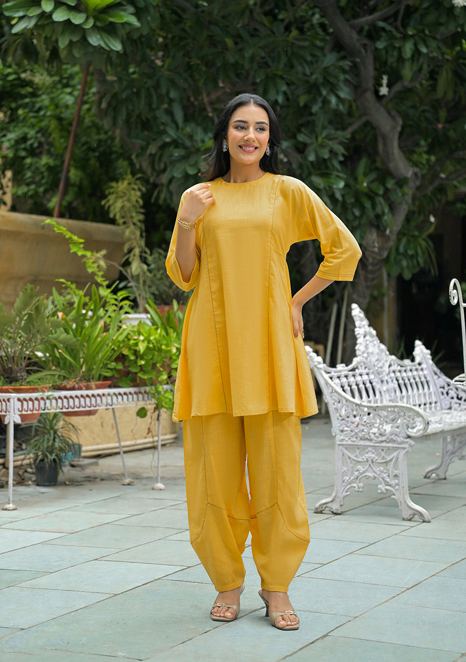 Golden Mustard Co-ord Set