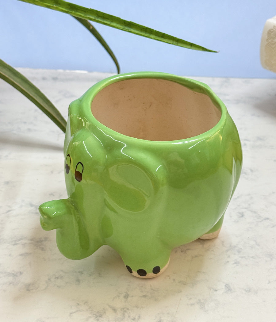 Elephant Ceramic Pot