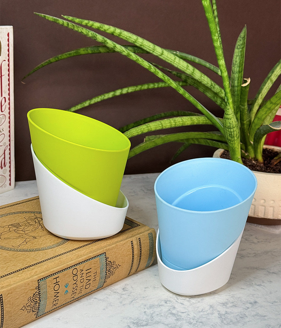 Set of 2 Self Watering Planter