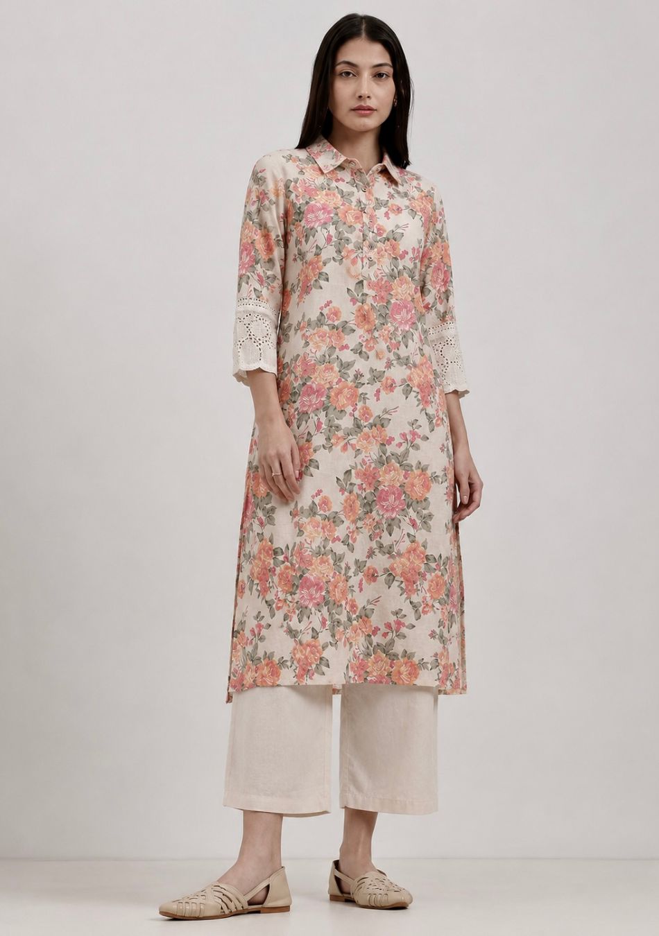 Aravalii Rosette Bloom Luxe Kurta