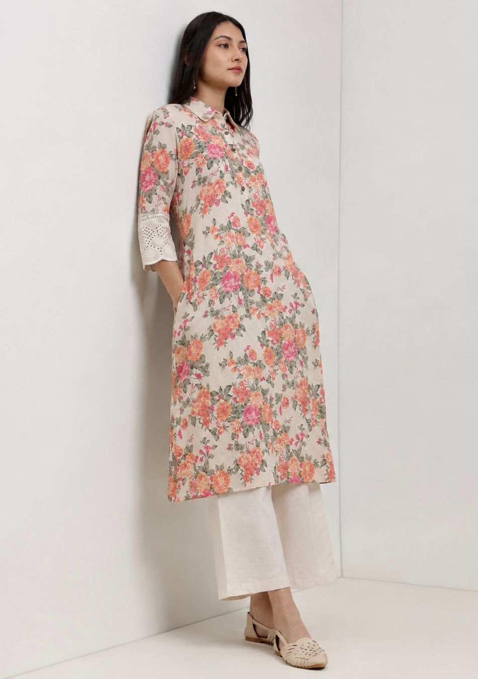 Aravalii Rosette Bloom Luxe Kurta