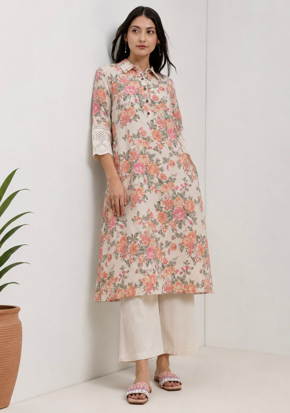 Aravalii Rosette Bloom Luxe Kurta