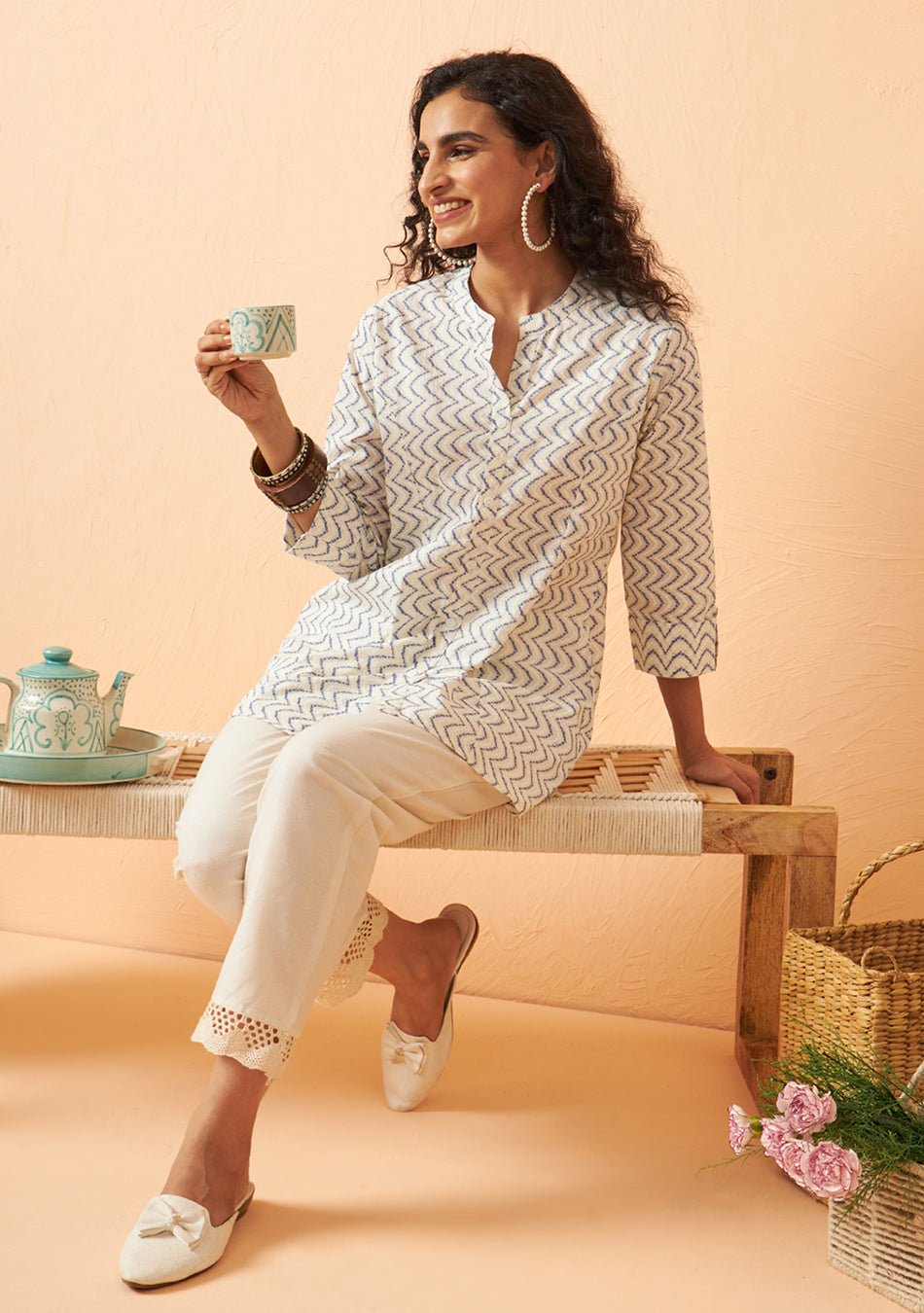 Tide stripe Top