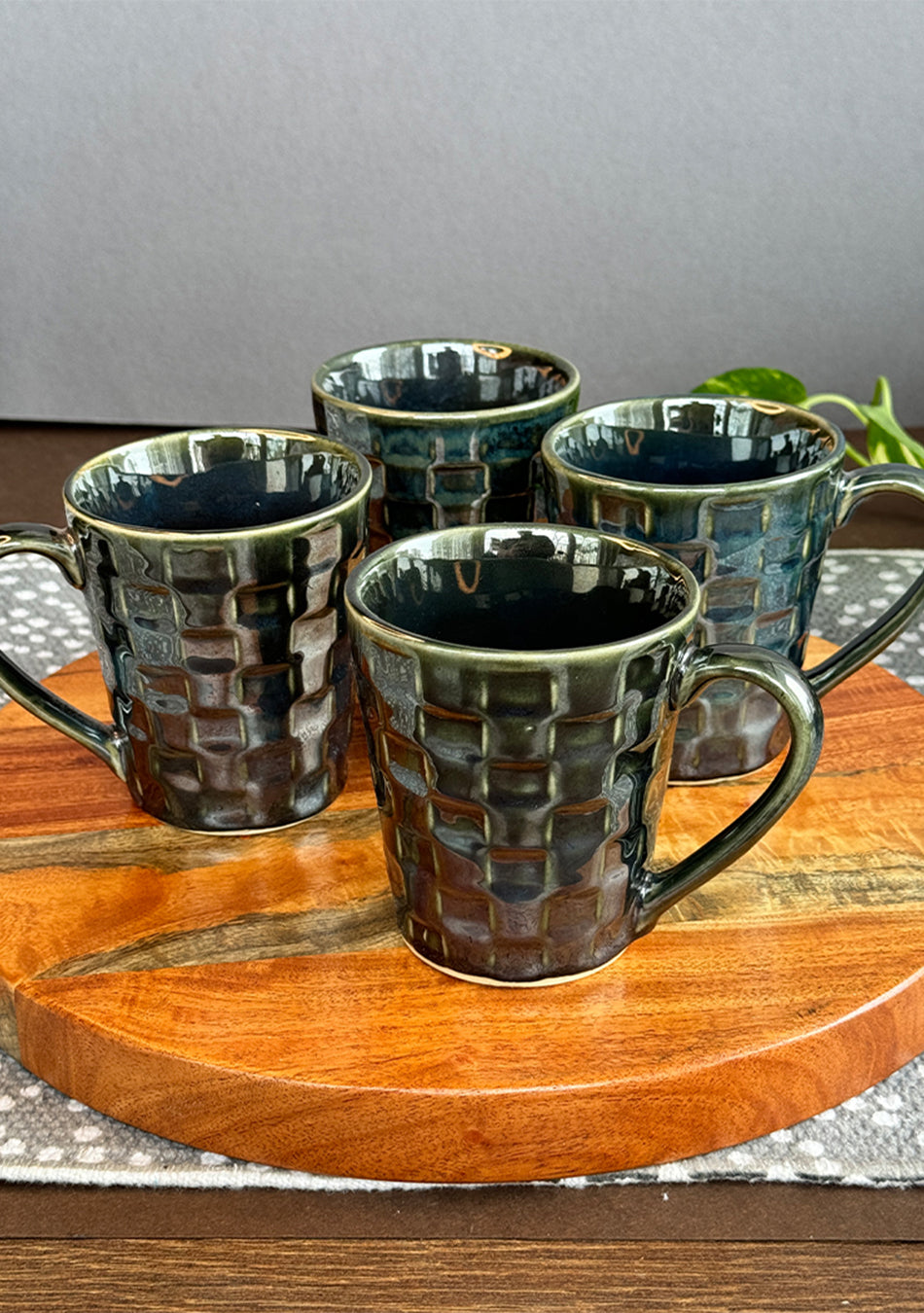 Nightjar Moss Mugs - Handcrafted