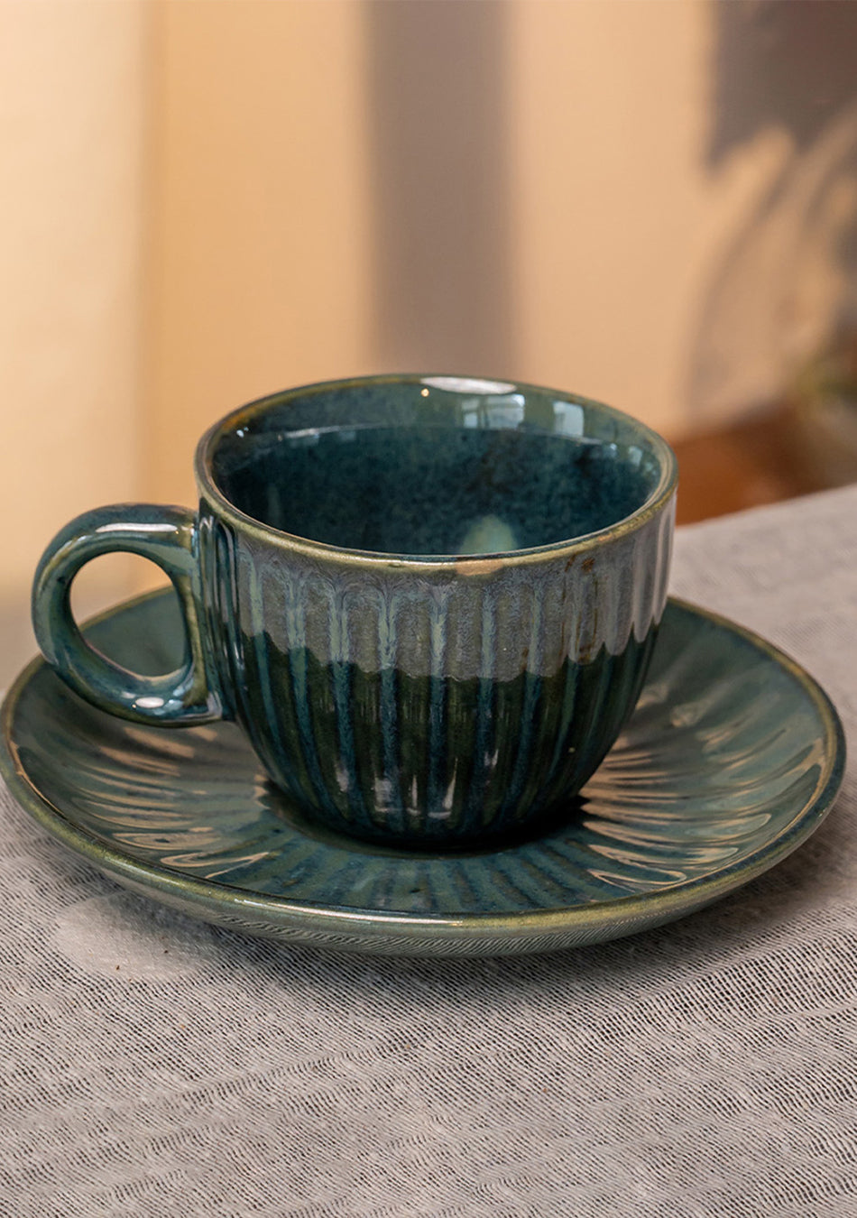 Green Swallow Tea Cups