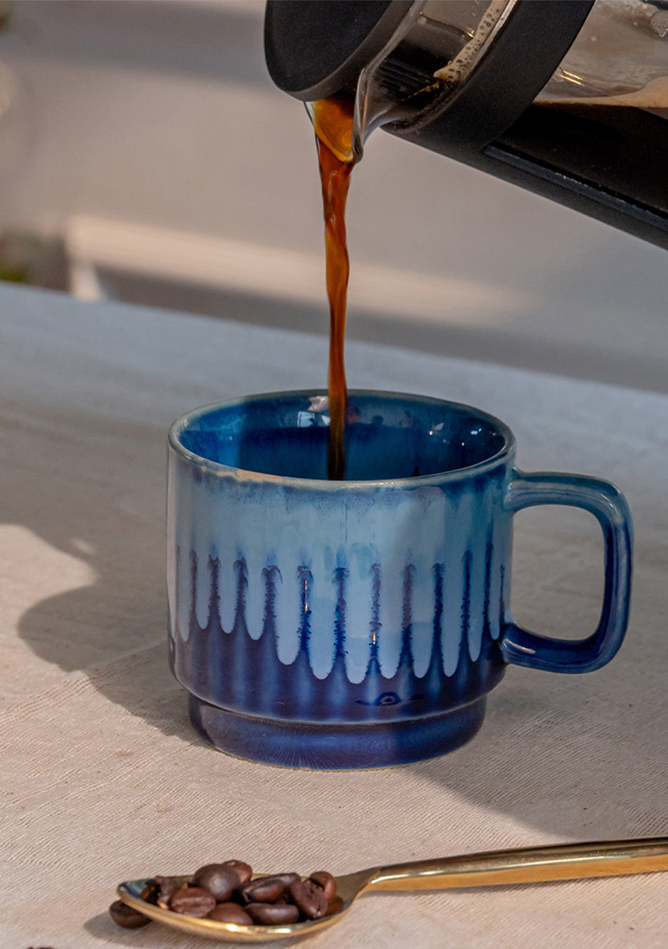 Blue Dacnis Mugs - Handcrafted