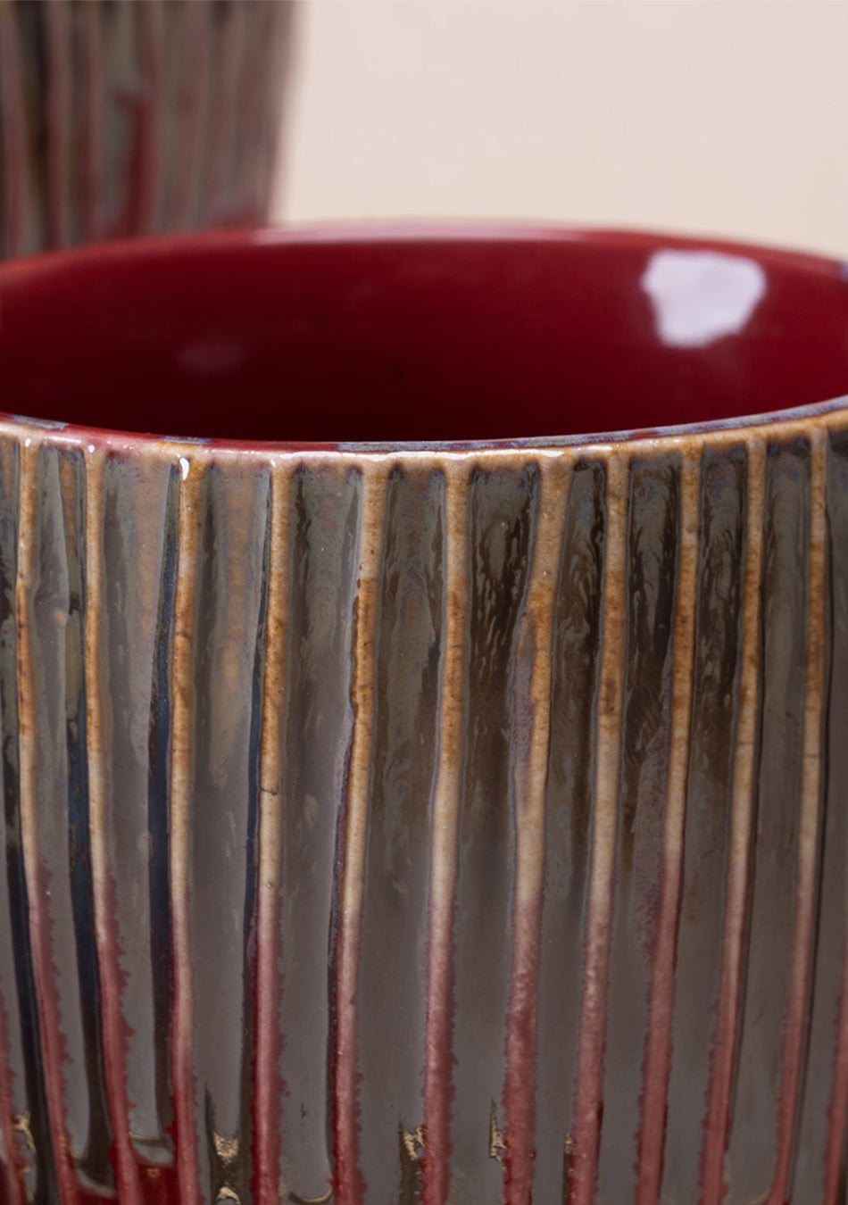 House Finch Ceramic Mugs Set - Handcrafted