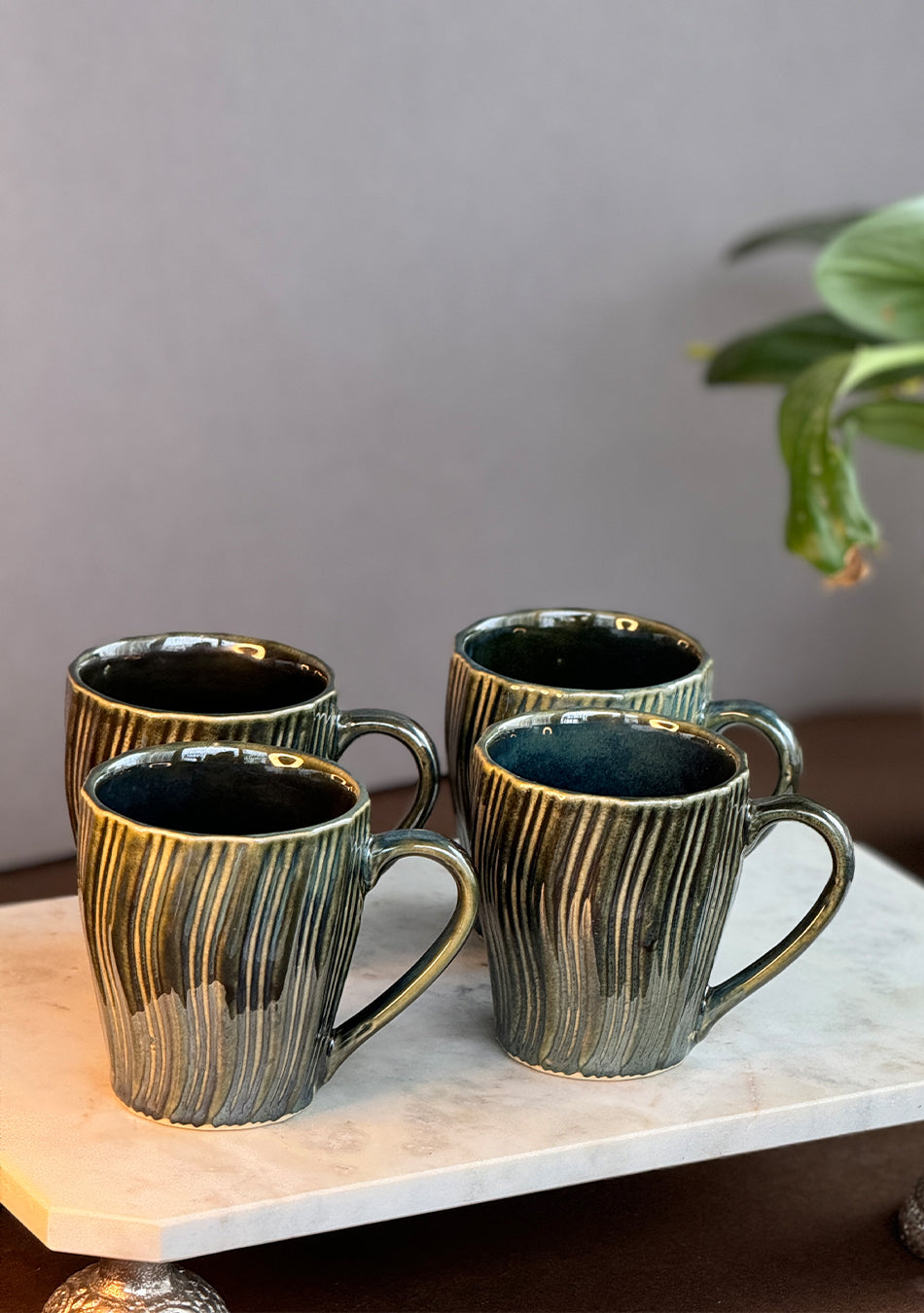 Green Heron Mugs - Handcrafted