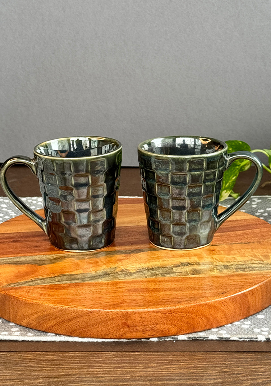 Nightjar Moss Mugs - Handcrafted