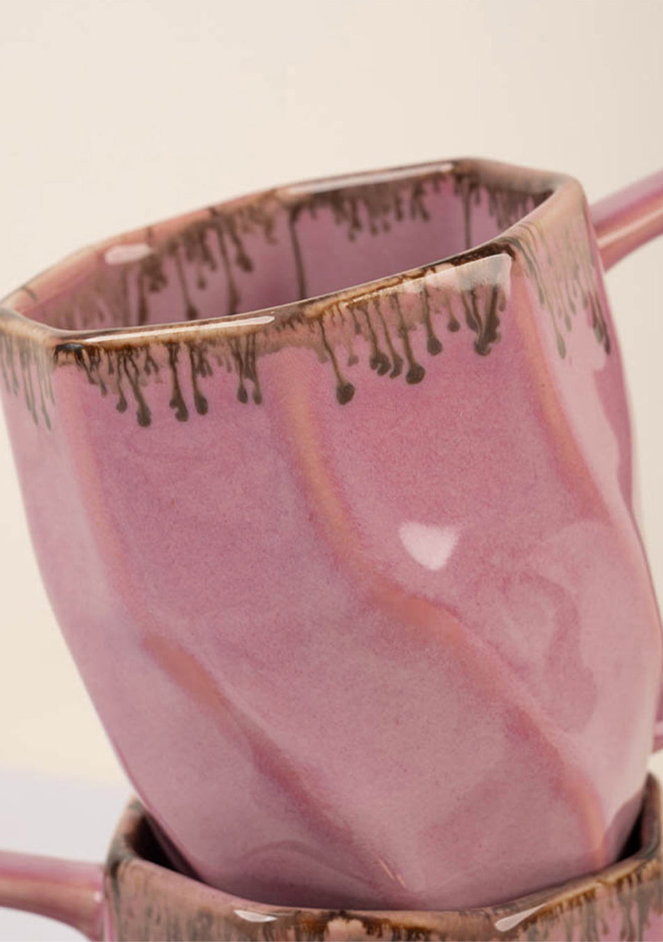 Pink Robin Mugs - Handcrafted