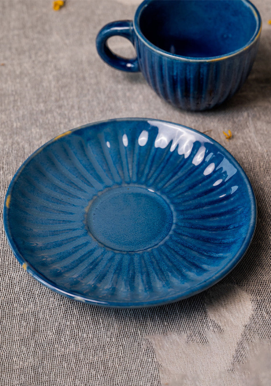 Blue Robin Tea Cups - Handcrafted