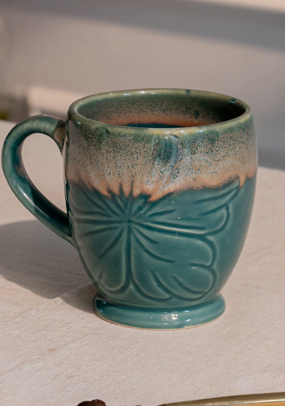 Green Honeycreeper Mugs - Handcrafted