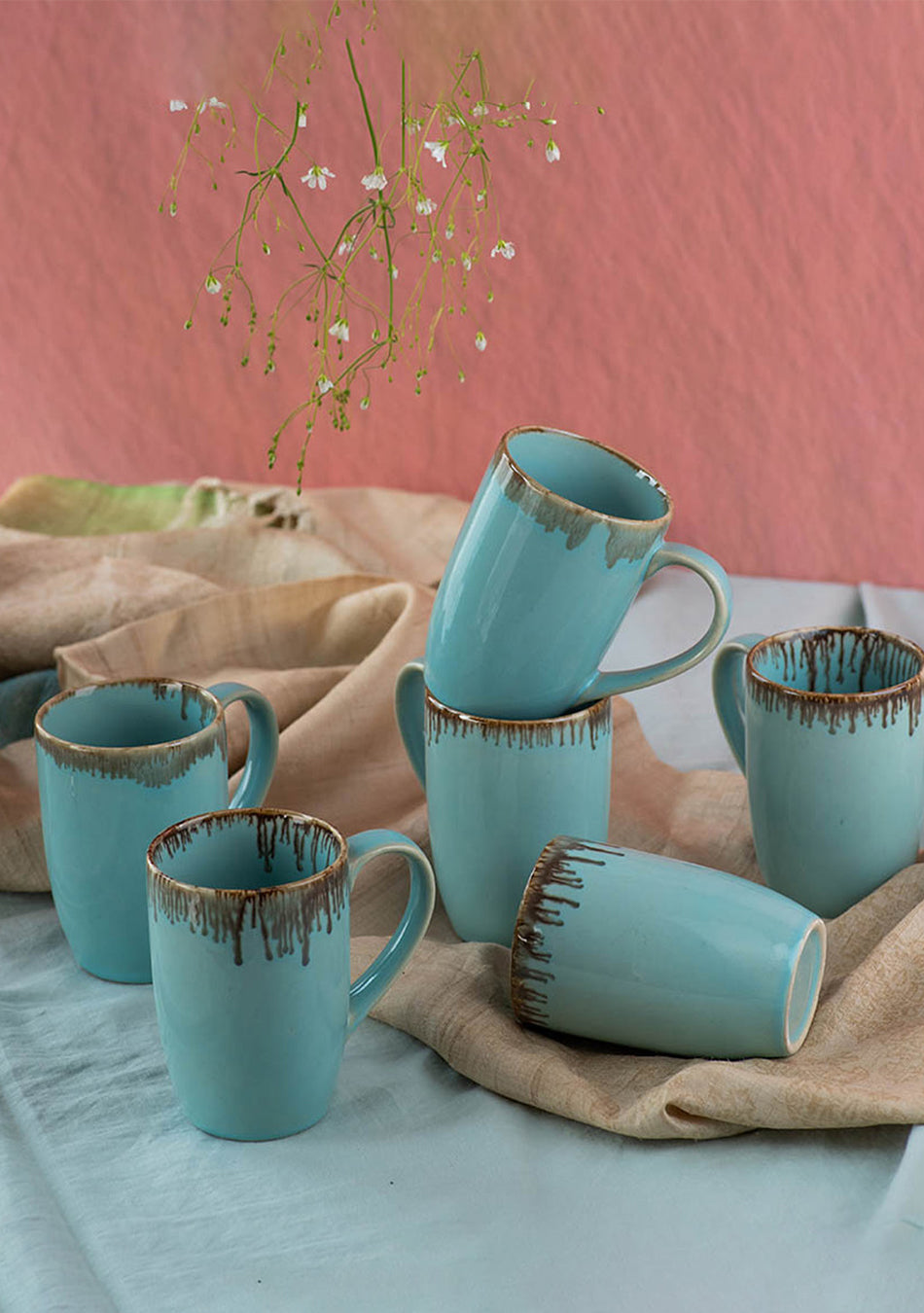Indian Roller Mugs - Handcrafted