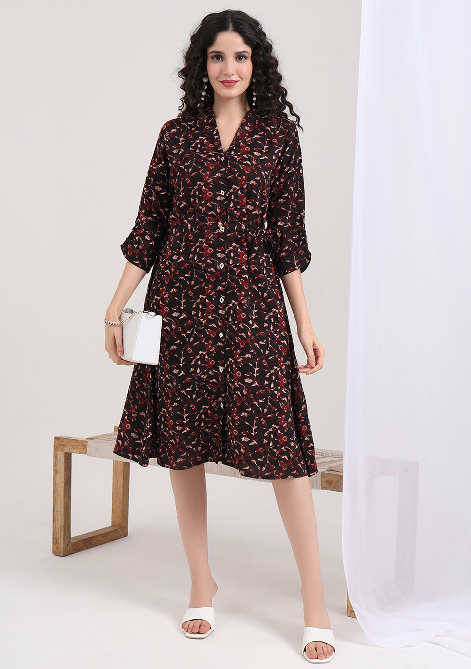 Crimson Eclipse Dress