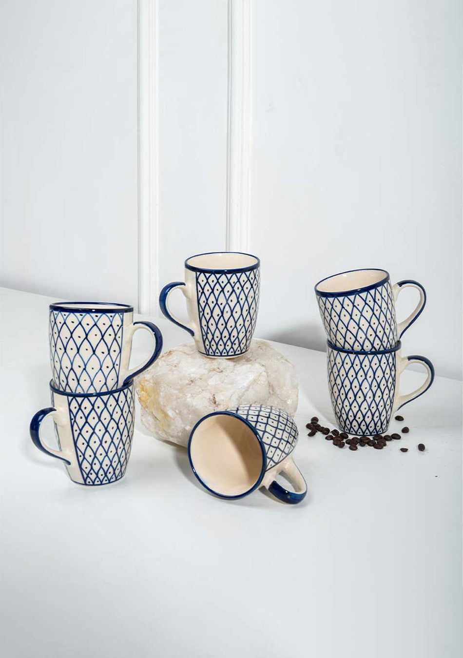 Lily of the Nile Mugs - Handcrafted