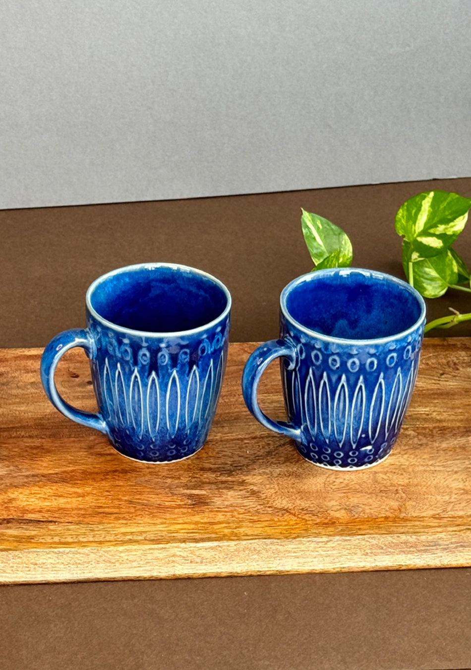 Swallow Azure Mugs - Handcrafted
