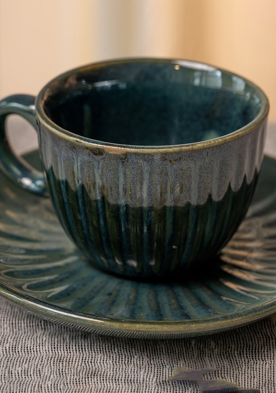 Green Swallow Tea Cups