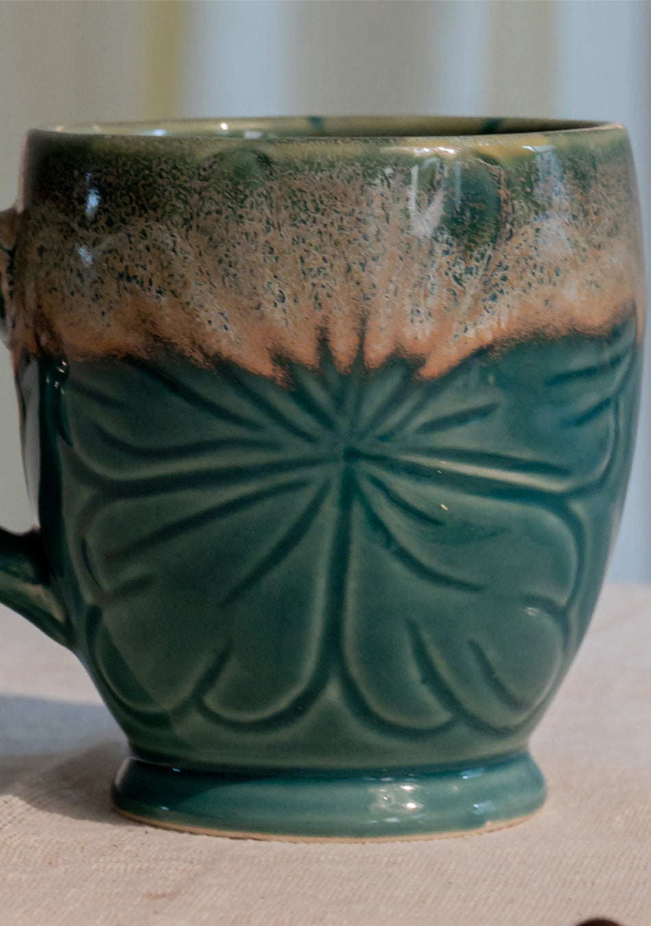 Green Honeycreeper Mugs - Handcrafted