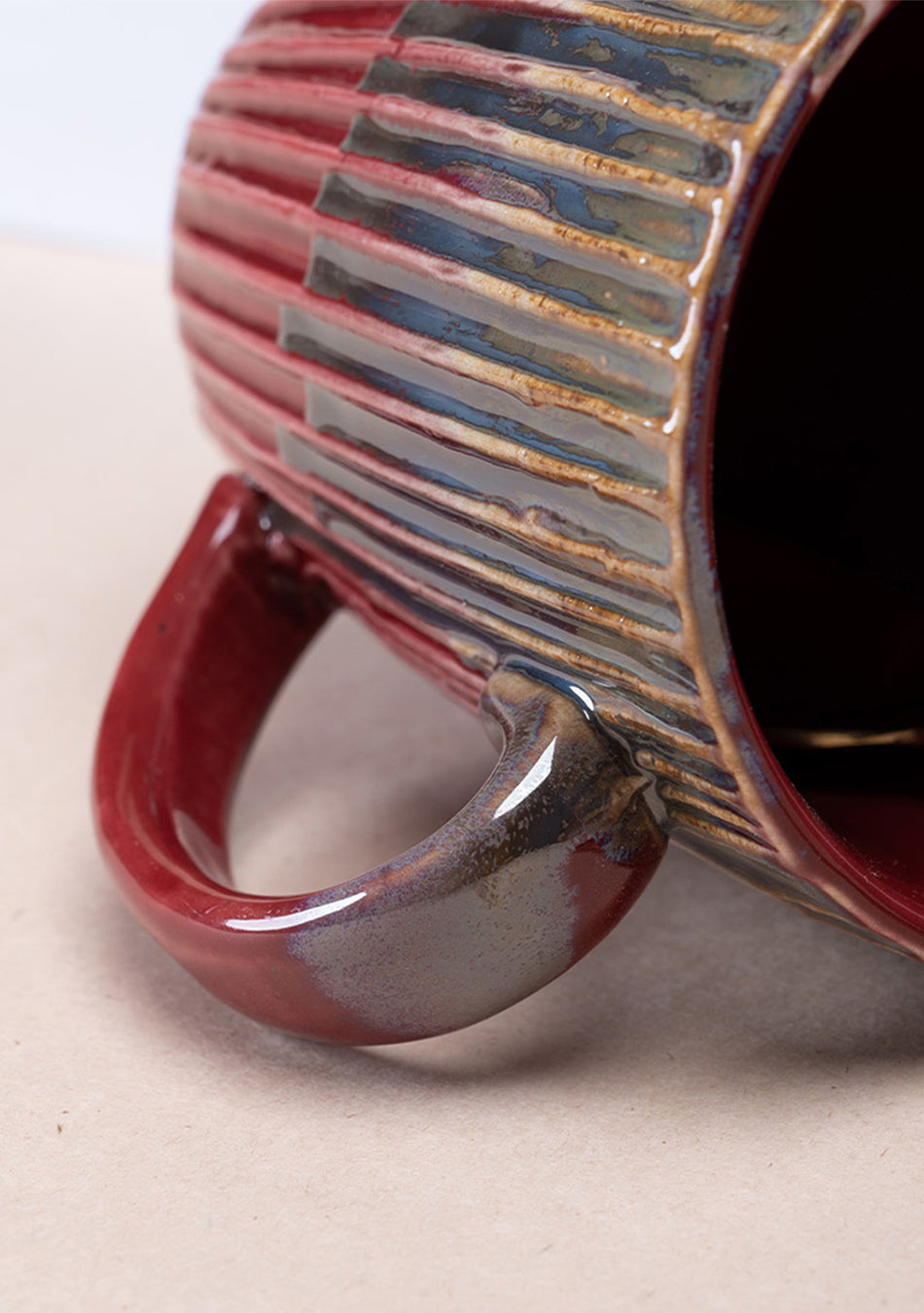 House Finch Ceramic Mugs Set - Handcrafted