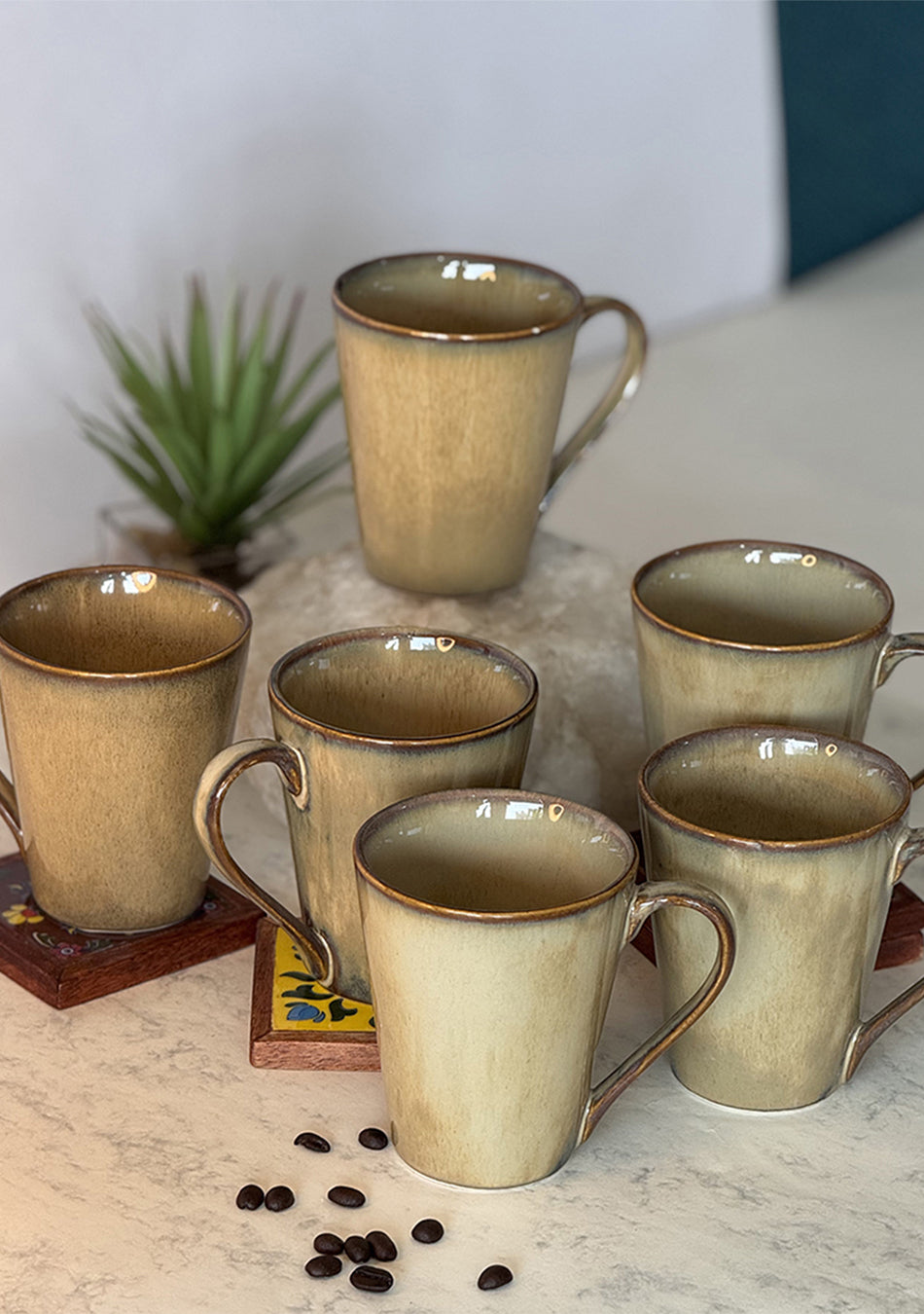 Golden Finch Mugs - Handcrafted