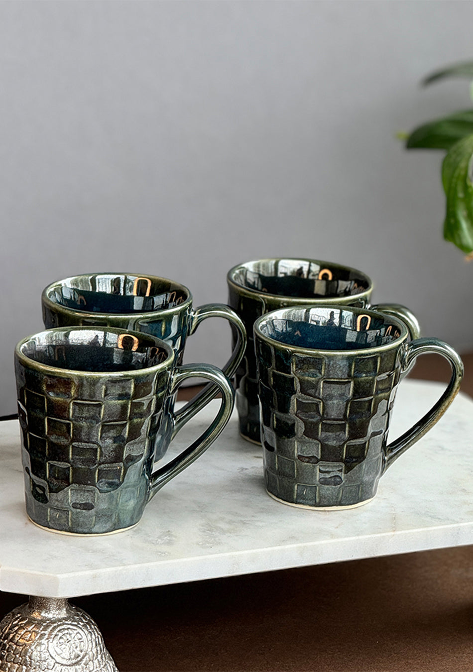 Nightjar Moss Mugs - Handcrafted