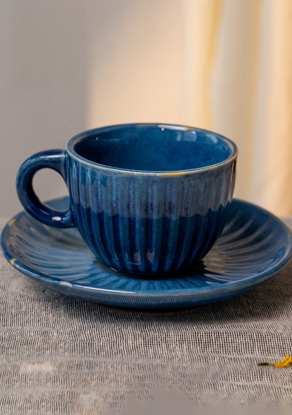 Blue Robin Tea Cups - Handcrafted