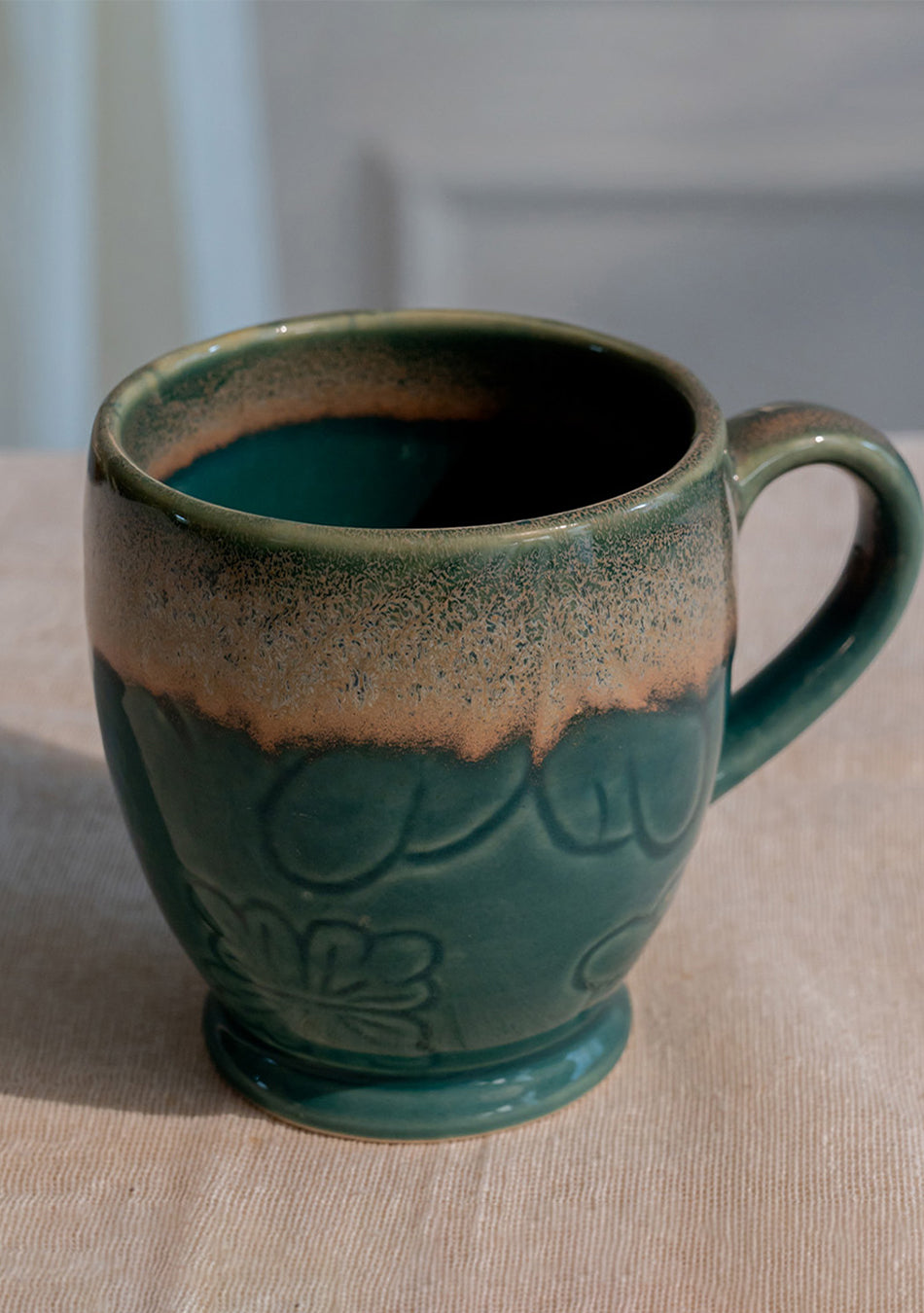 Green Honeycreeper Mugs - Handcrafted
