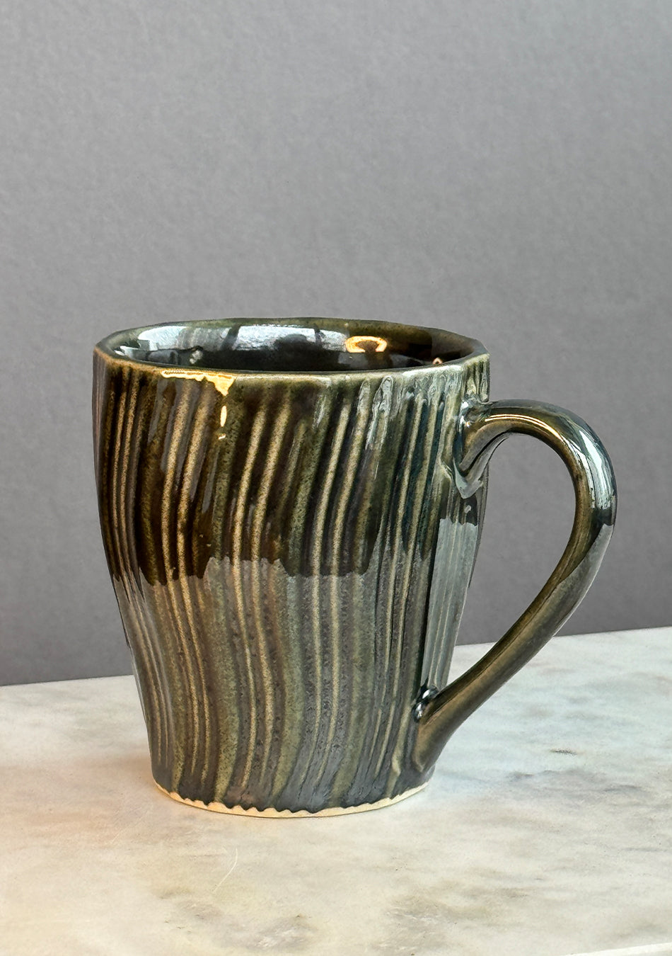 Green Heron Mugs - Handcrafted