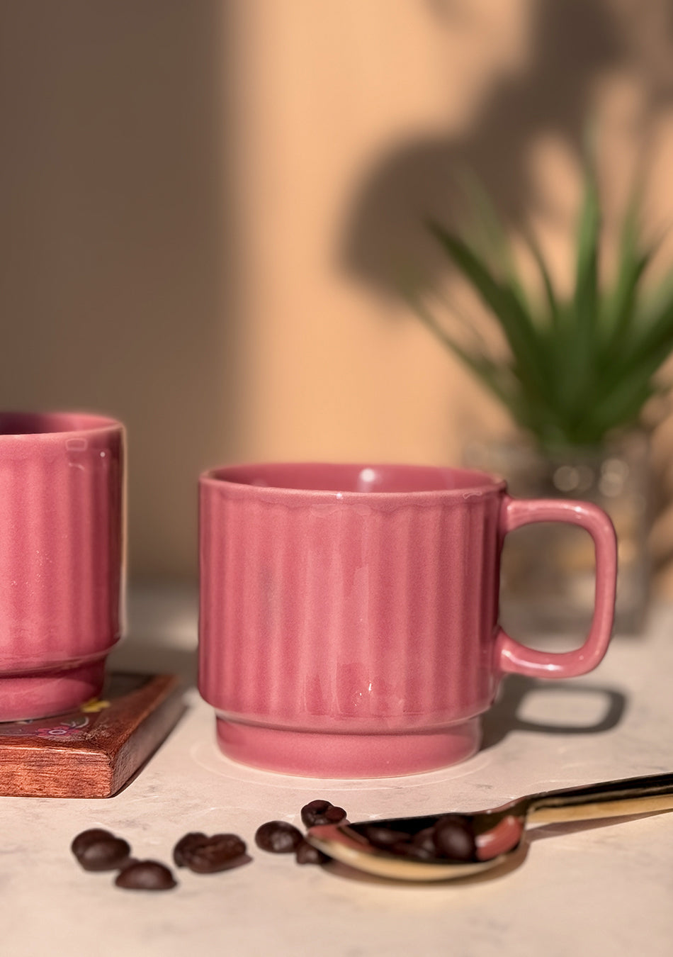 Great Rose Finch Mugs - Handcrafted