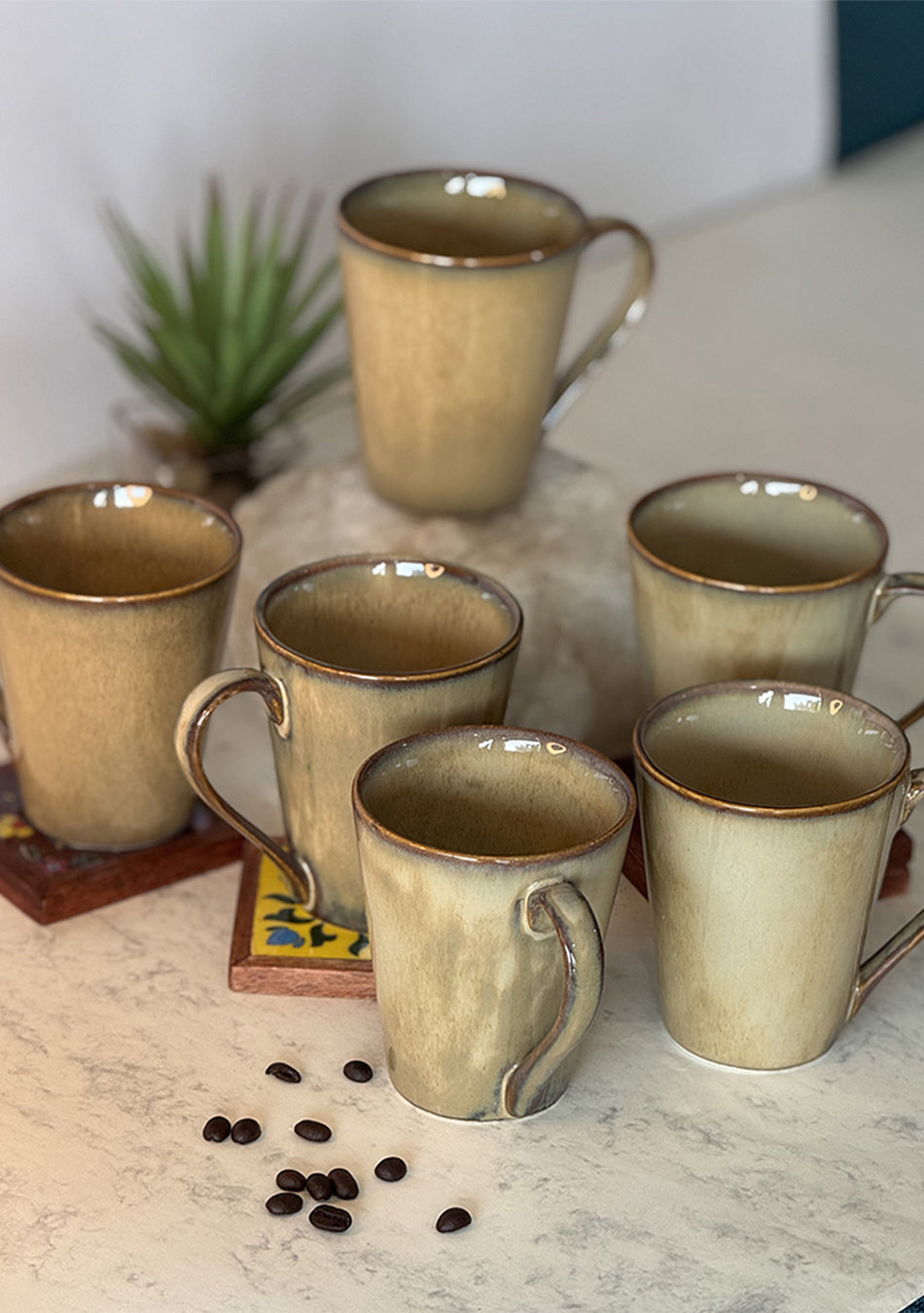 Golden Finch Mugs - Handcrafted