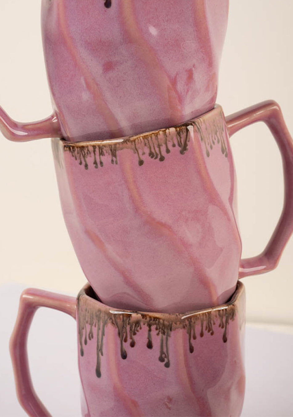 Pink Robin Mugs - Handcrafted