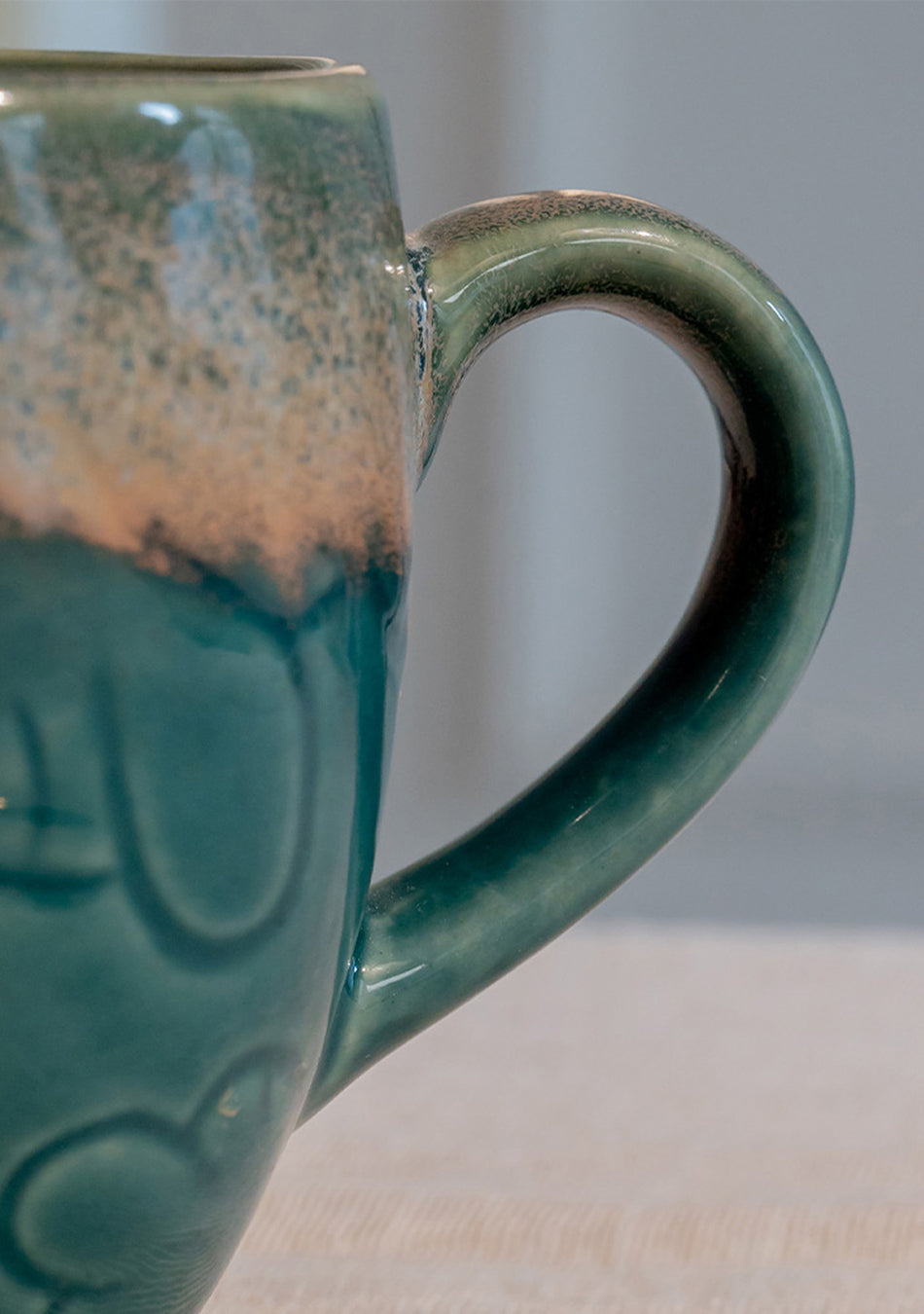 Green Honeycreeper Mugs - Handcrafted