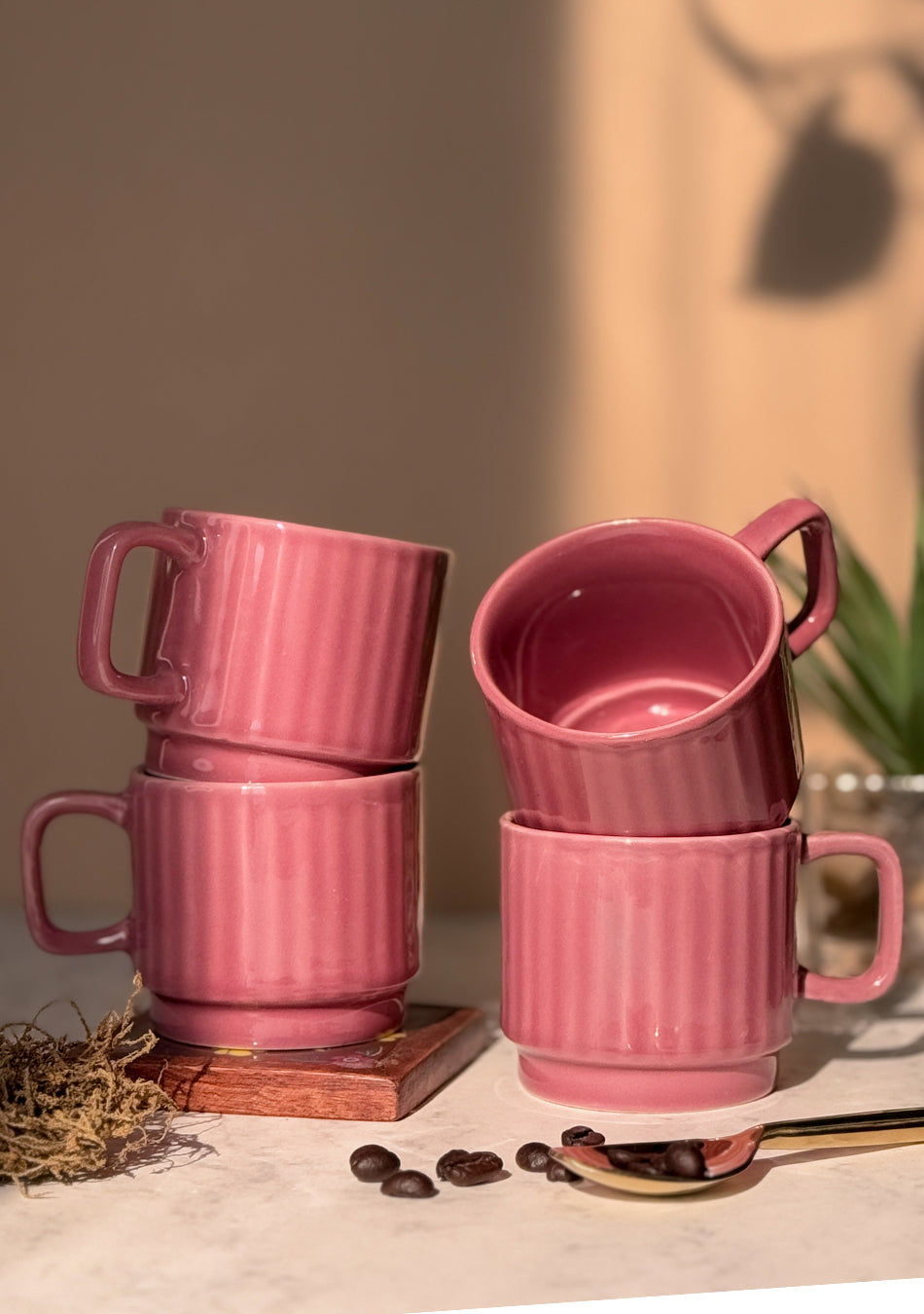 Great Rose Finch Mugs - Handcrafted