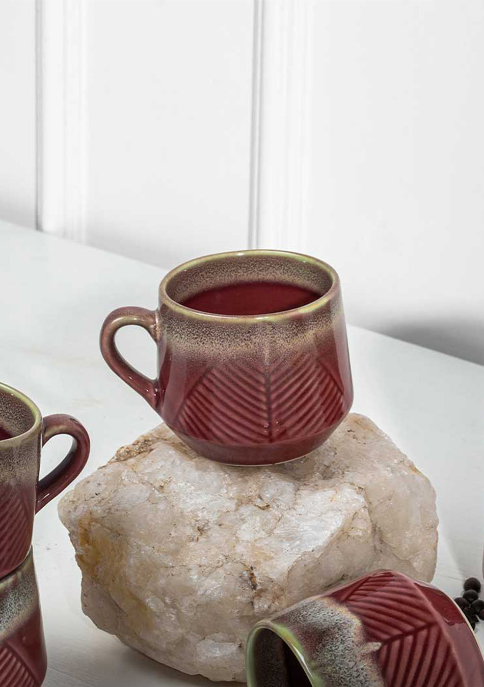 Maroon Oriole Mugs - Handcrafted