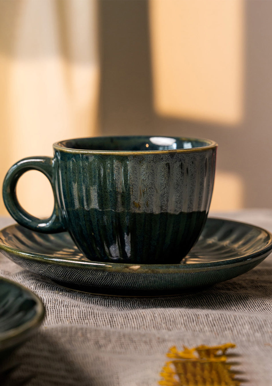 Green Swallow Tea Cups