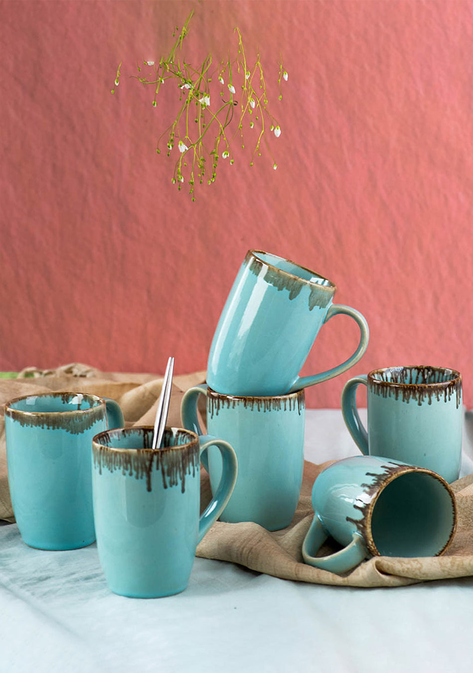 Indian Roller Mugs - Handcrafted