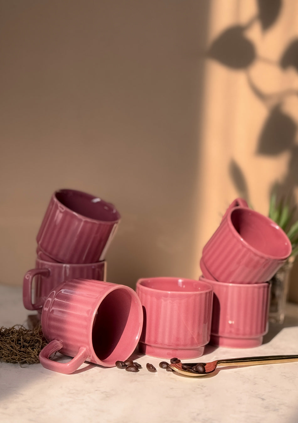 Great Rose Finch Mugs - Handcrafted