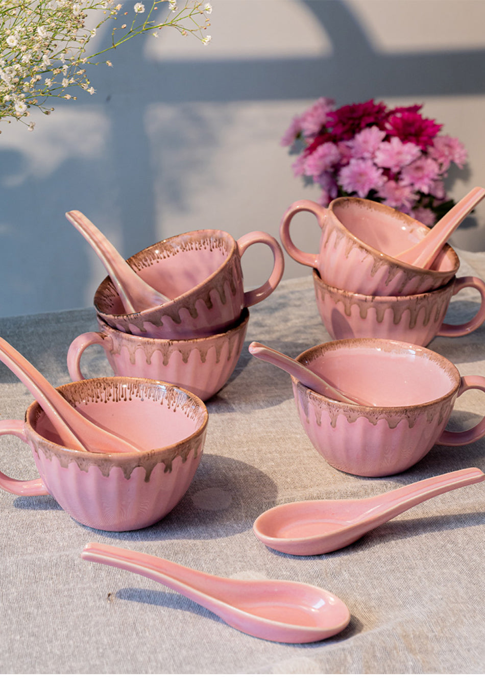 Pine Grosbeak Soup Bowl + Spoon - Handcrafted