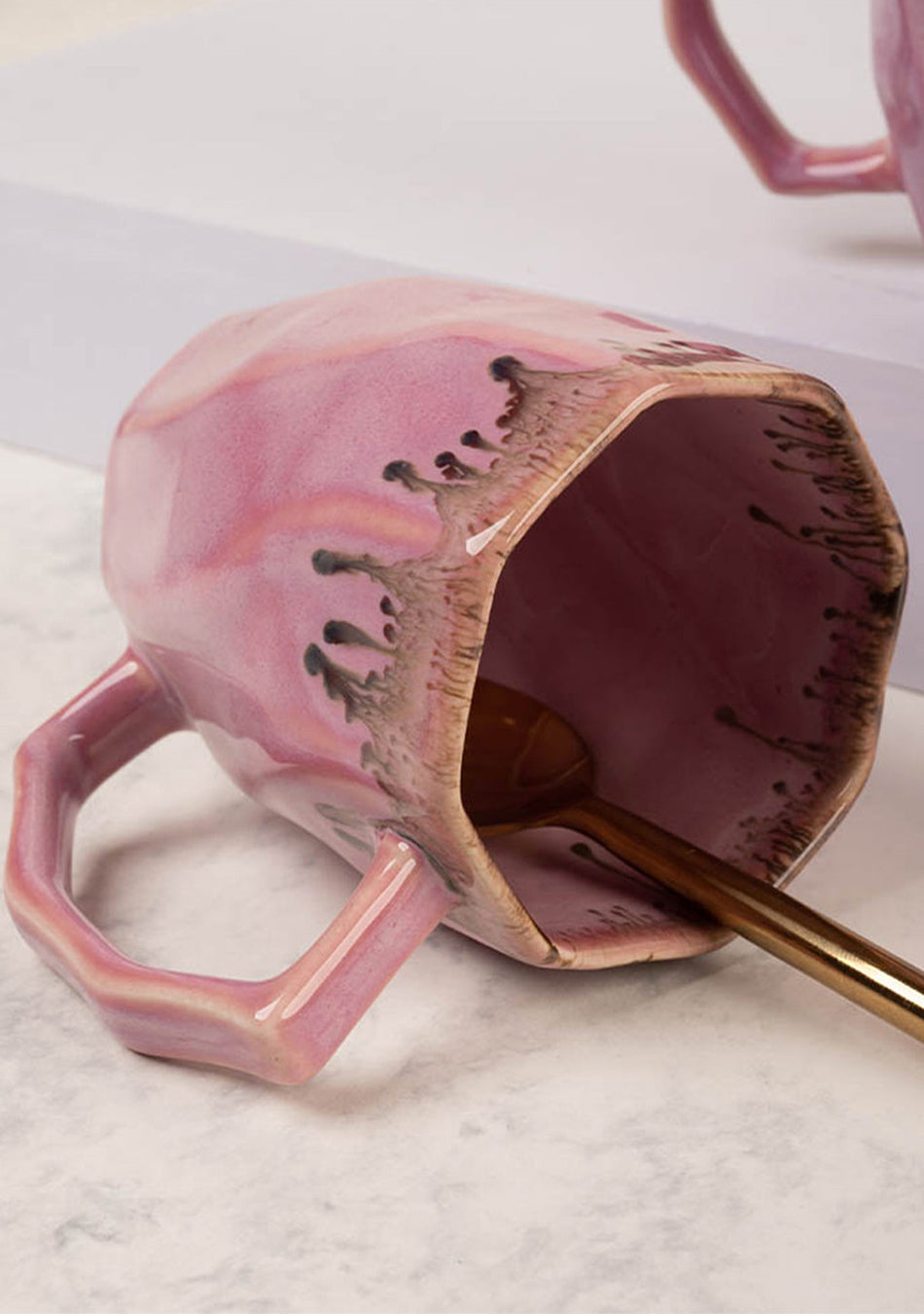 Pink Robin Mugs - Handcrafted